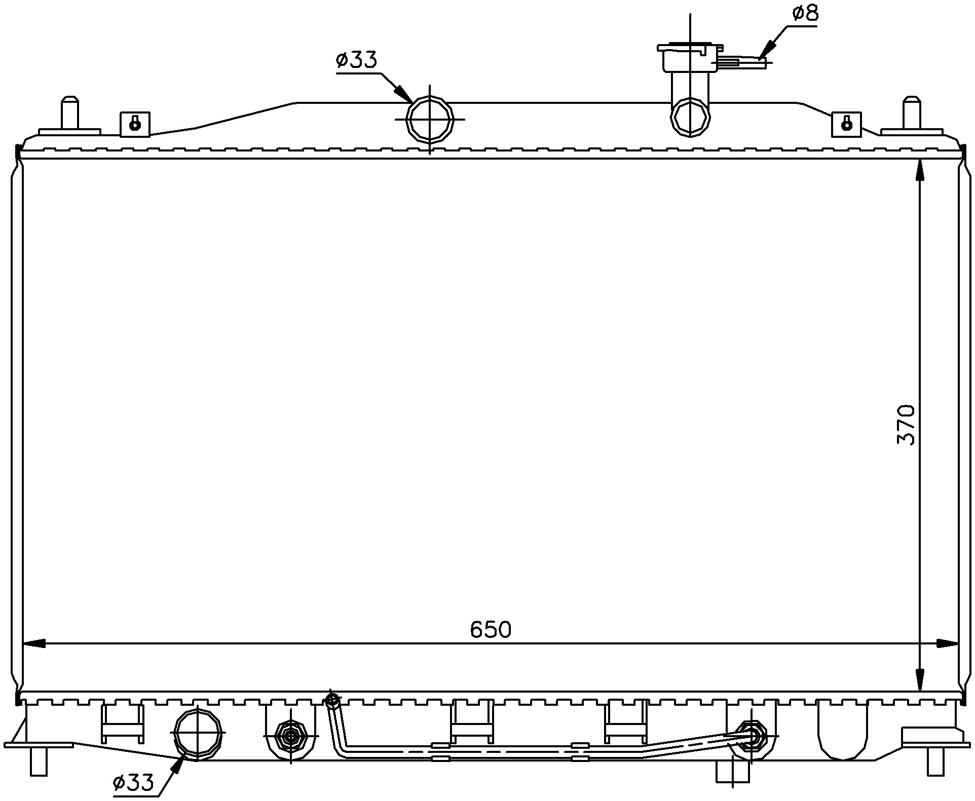 NISSENS Radiator 67503
