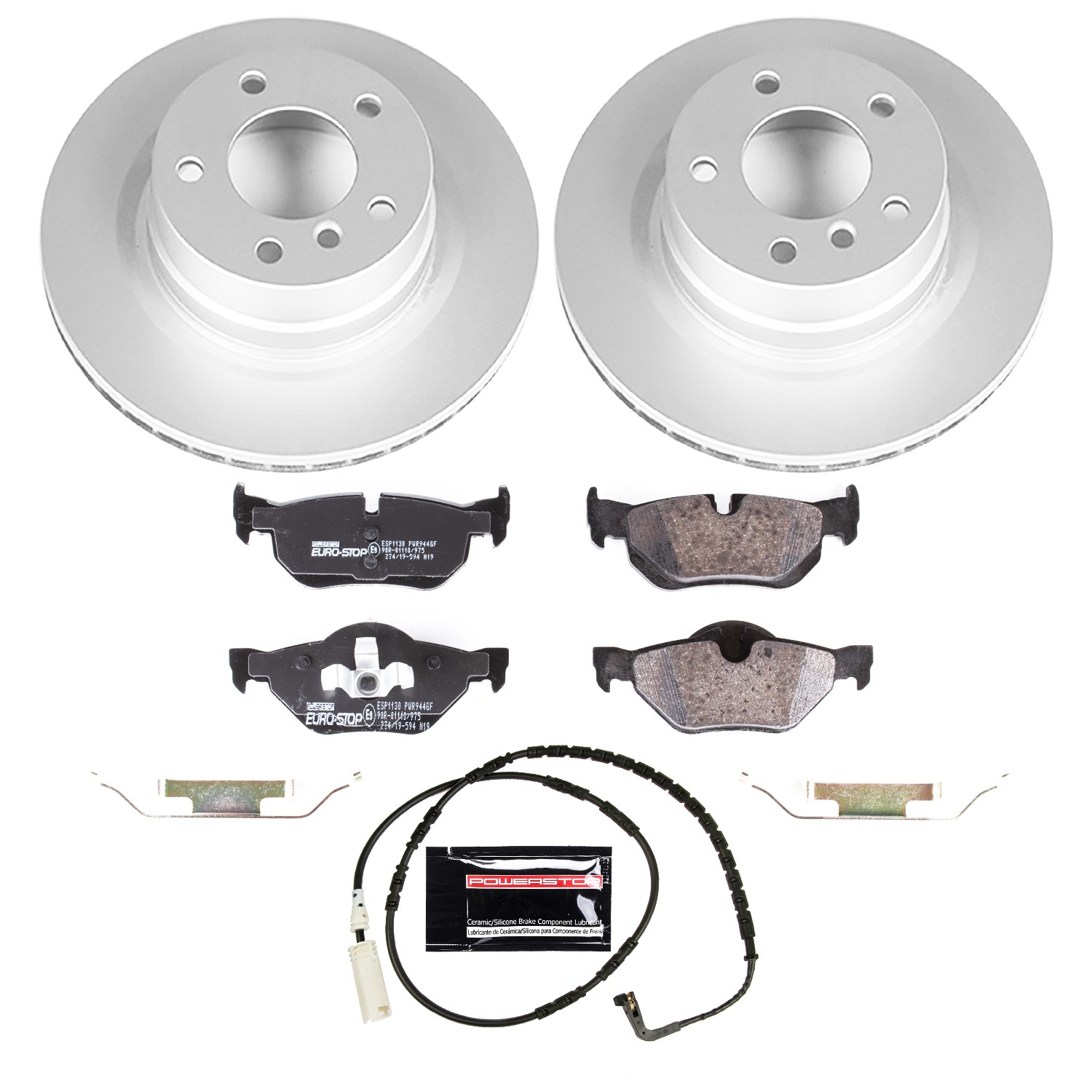 POWER STOP Rotor & Brake Pad Kit ESK044