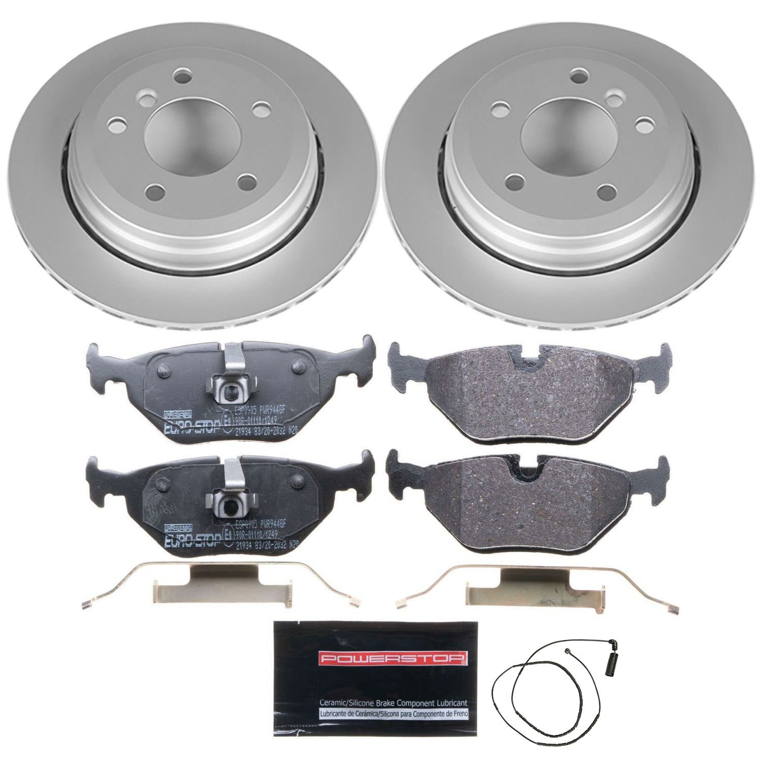 POWER STOP Rotor & Brake Pad Kit ESK2970