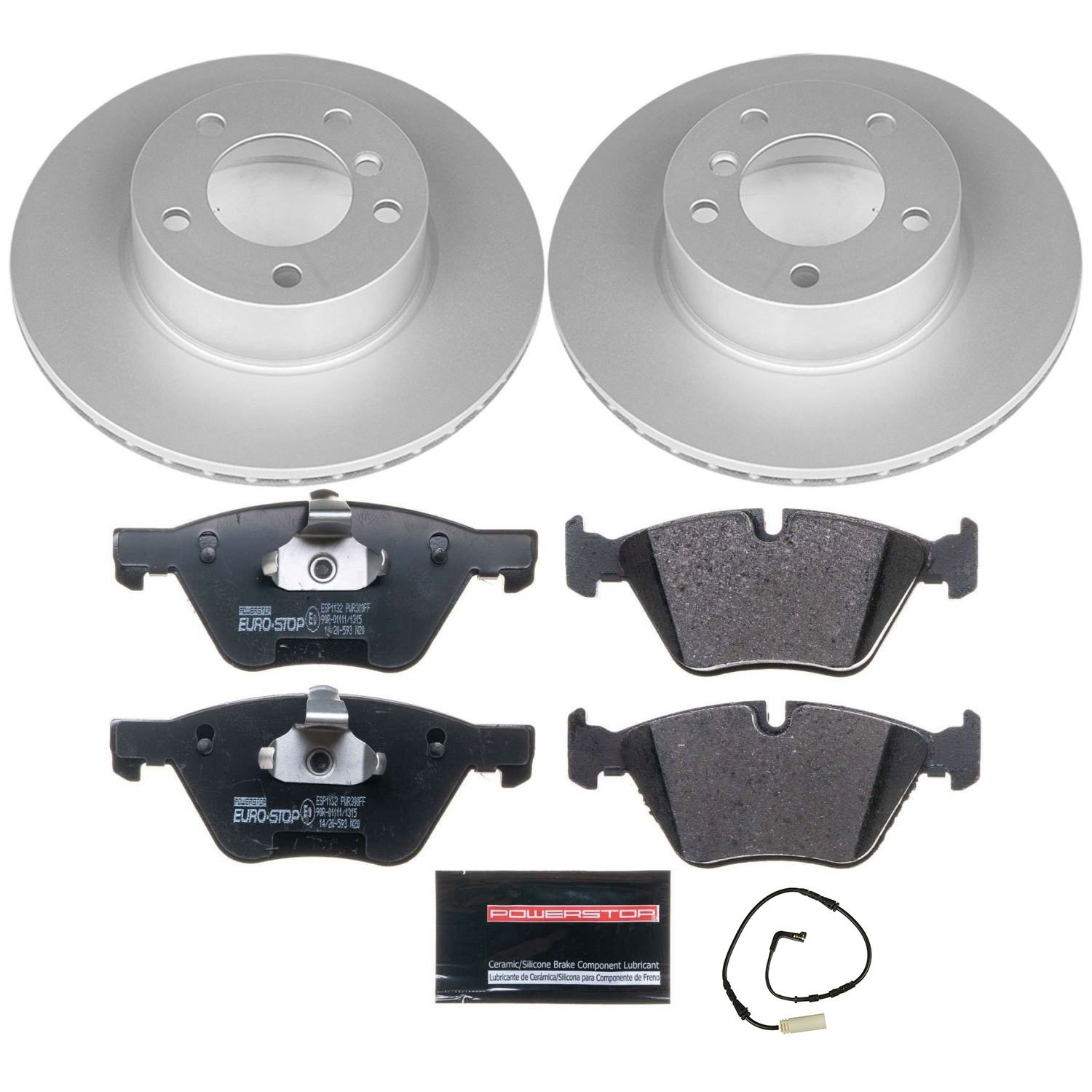 POWER STOP Rotor & Brake Pad Kit ESK3087