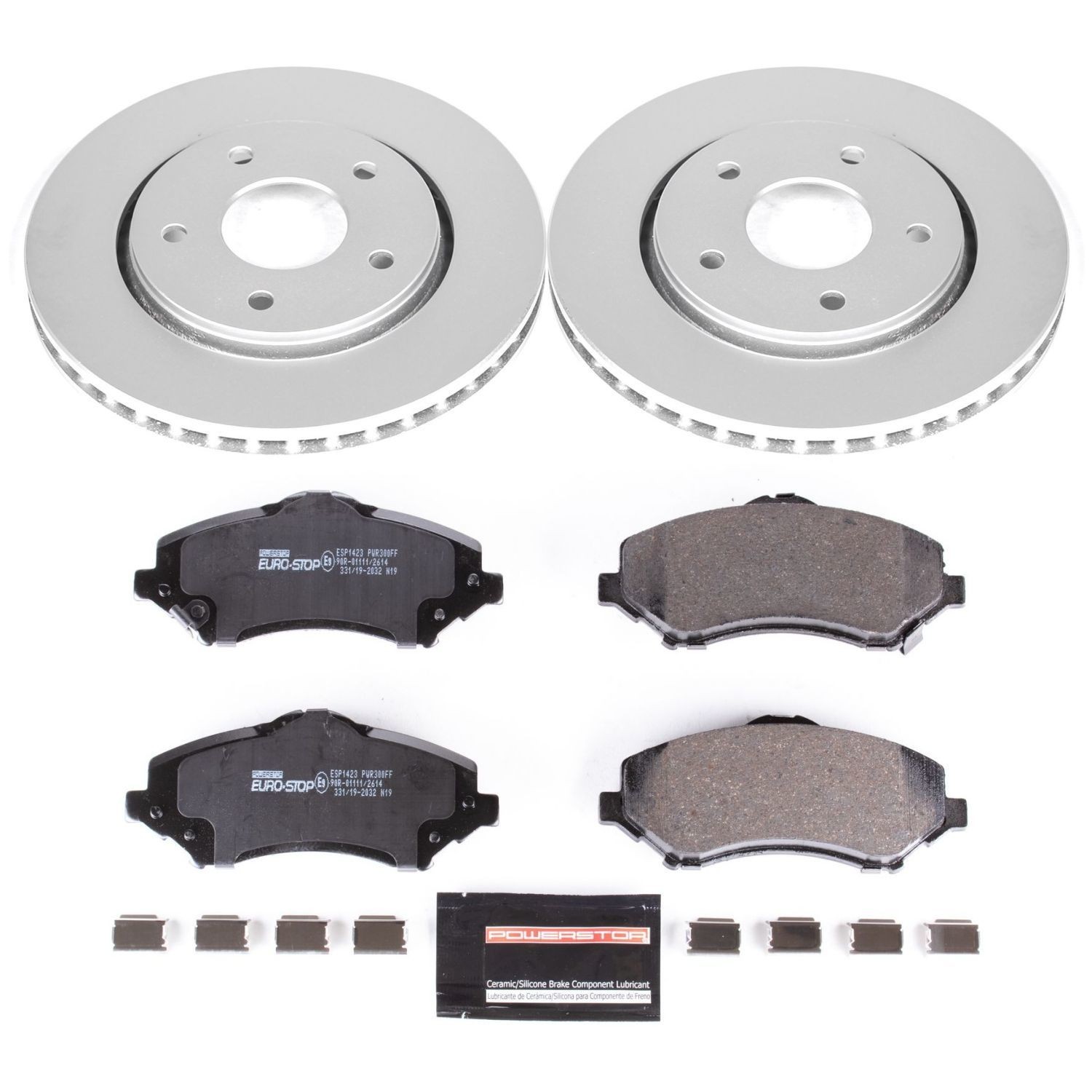 POWER STOP Rotor & Brake Pad Kit ESK3118