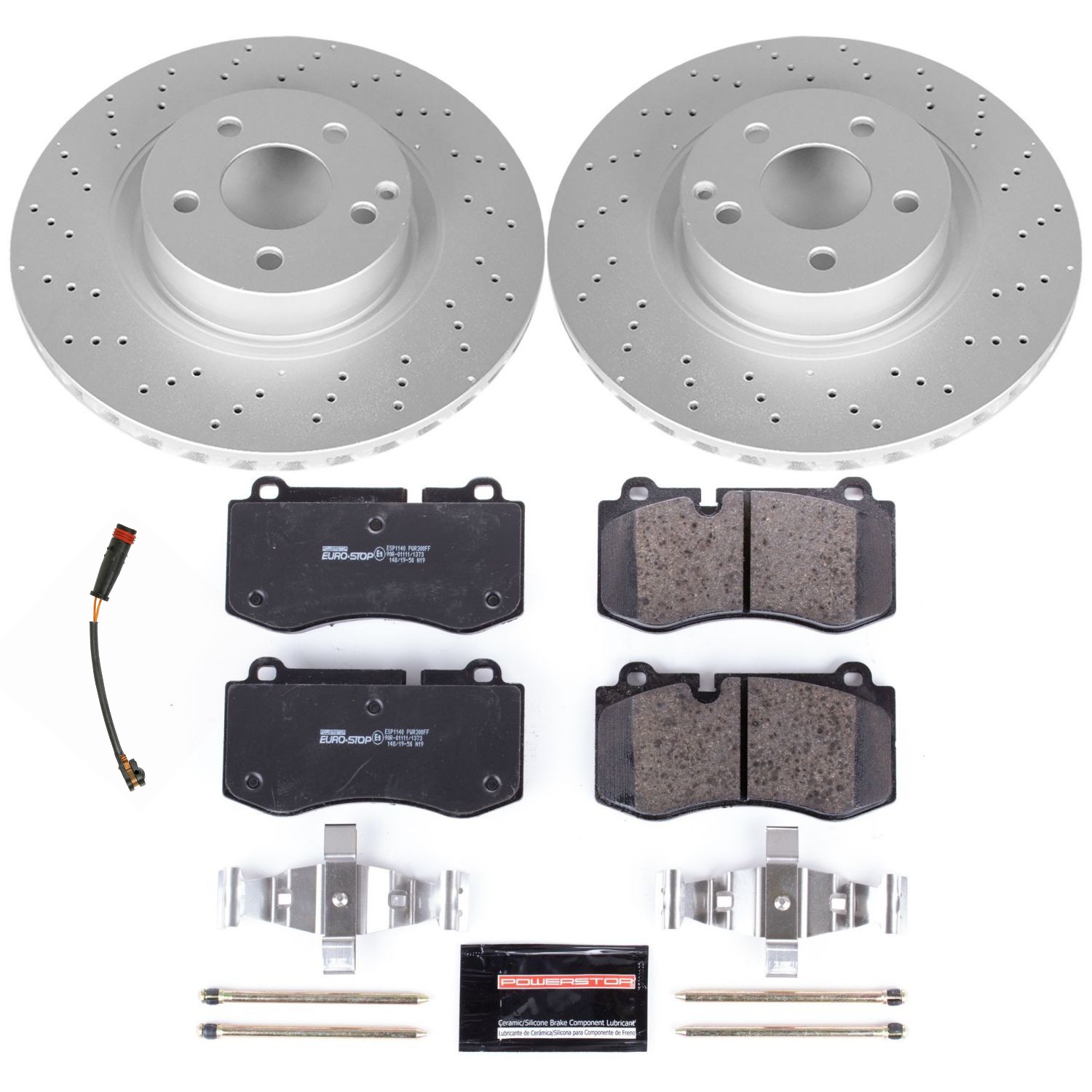 POWER STOP Rotor & Brake Pad Kit ESK6231