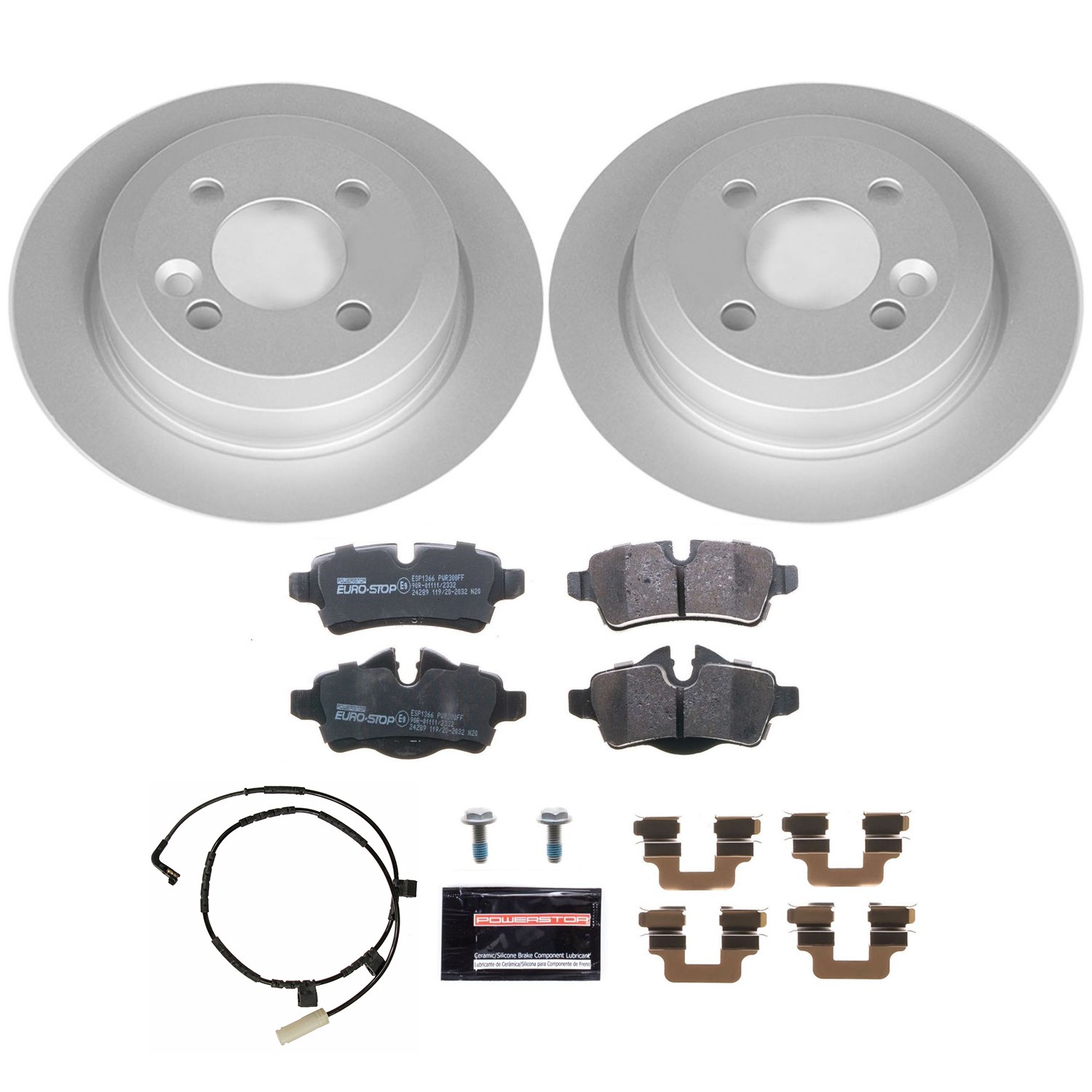 POWER STOP Rotor & Brake Pad Kit ESK6281
