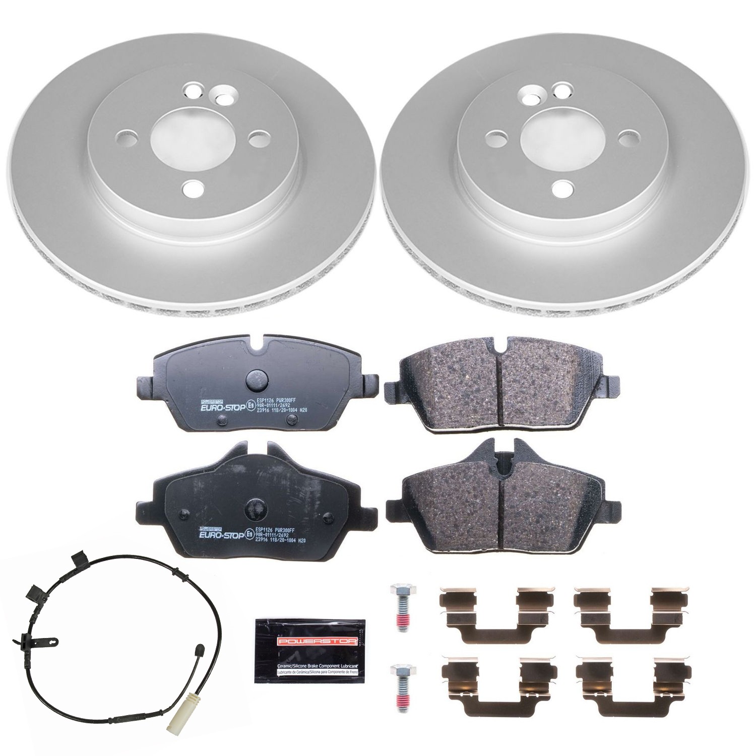 POWER STOP Rotor & Brake Pad Kit ESK6739
