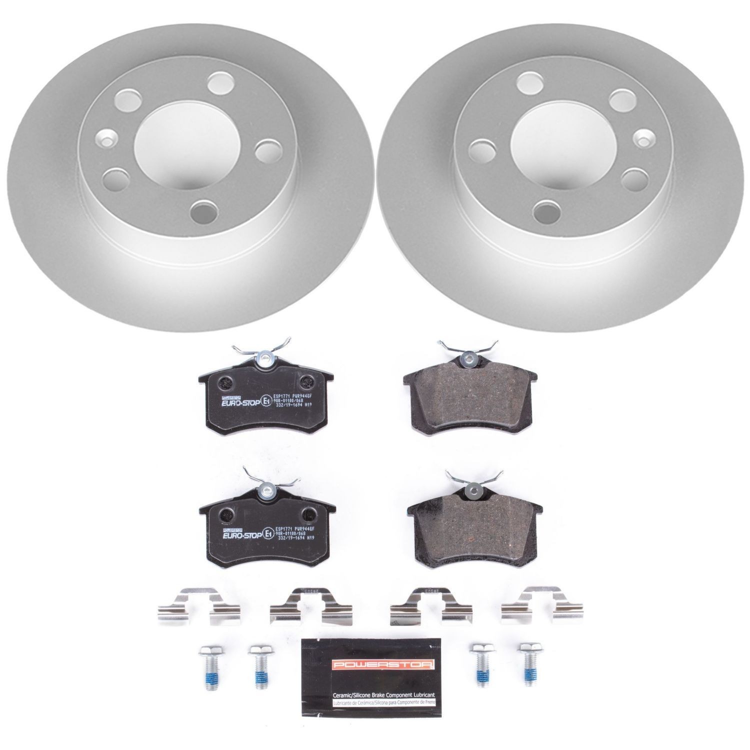 POWER STOP Rotor & Brake Pad Kit ESK847