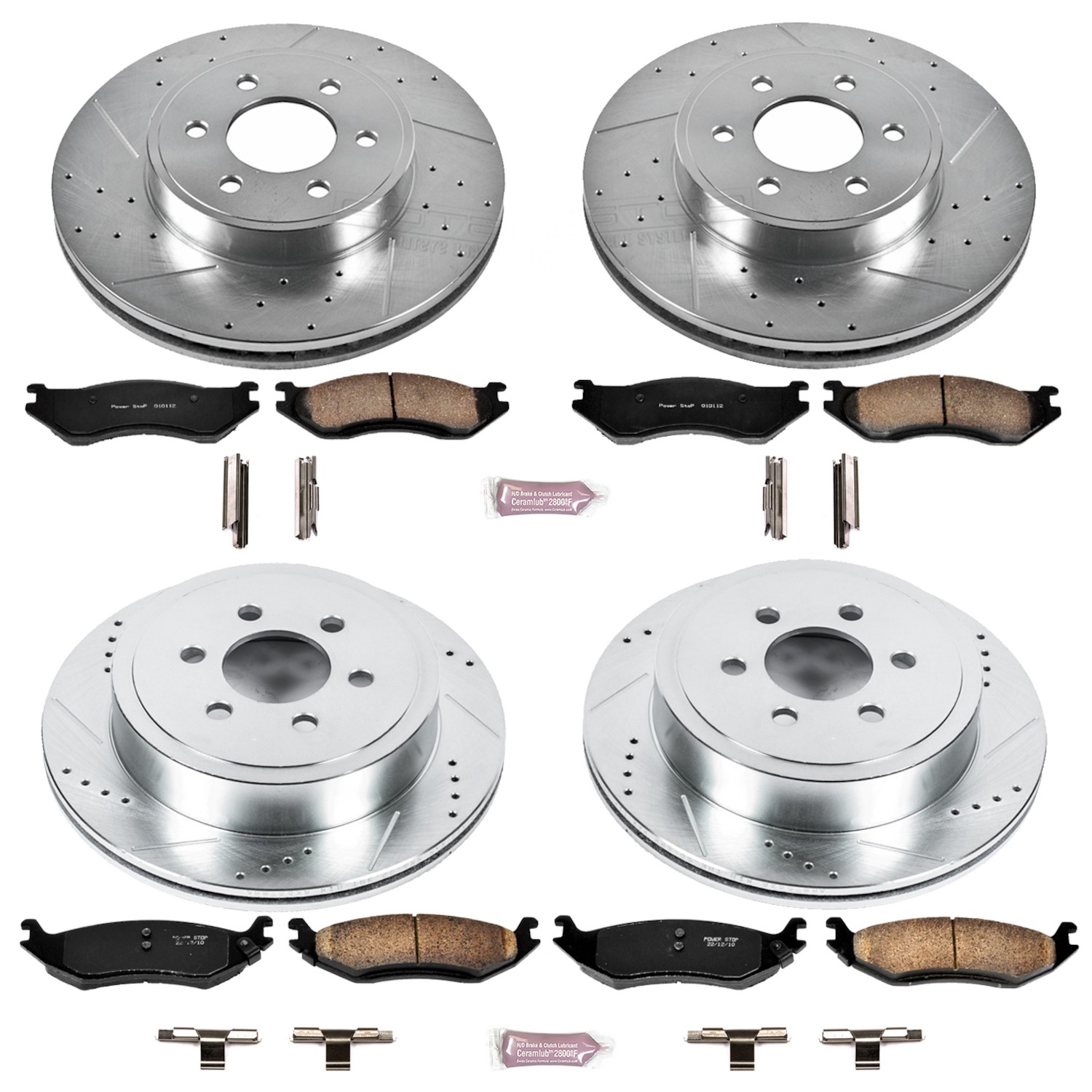 POWER STOP Rotor & Brake Pad Kit K4471