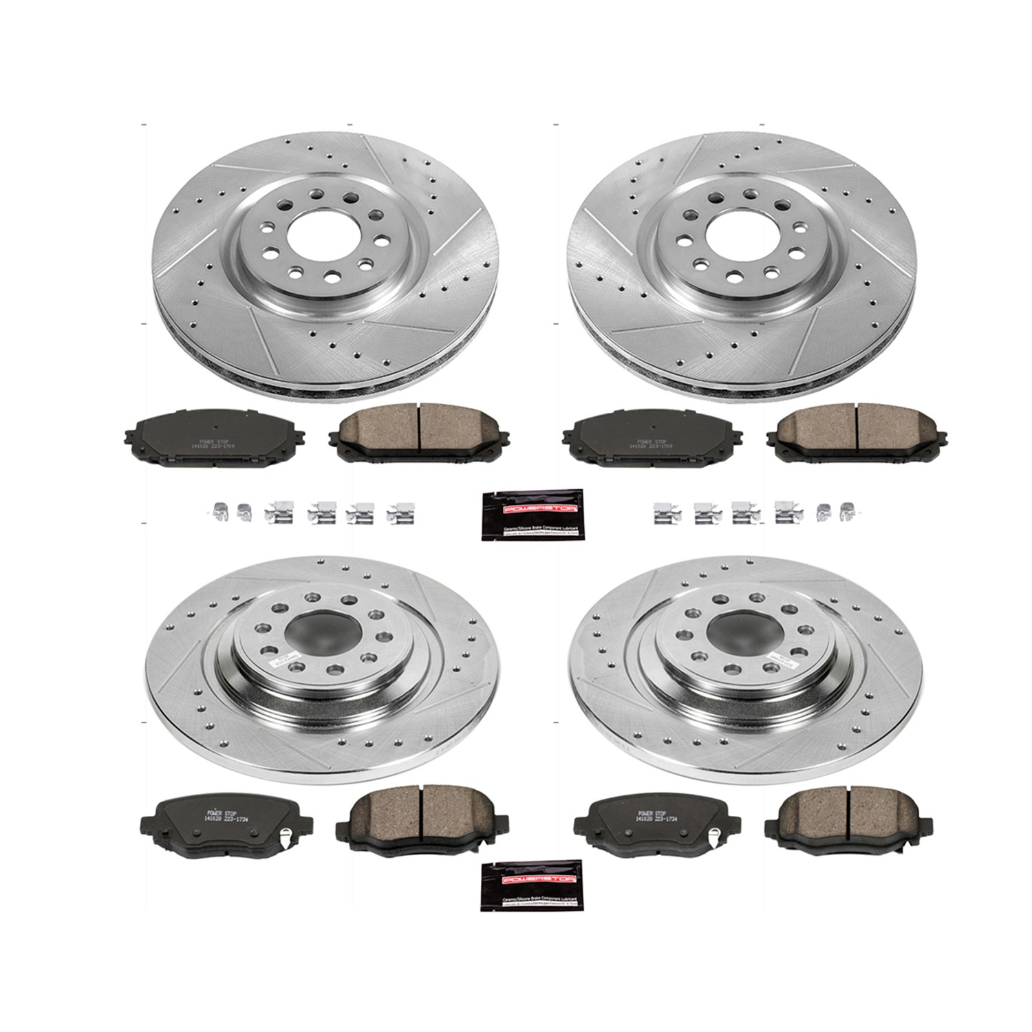 POWER STOP Rotor & Brake Pad Kit K6541