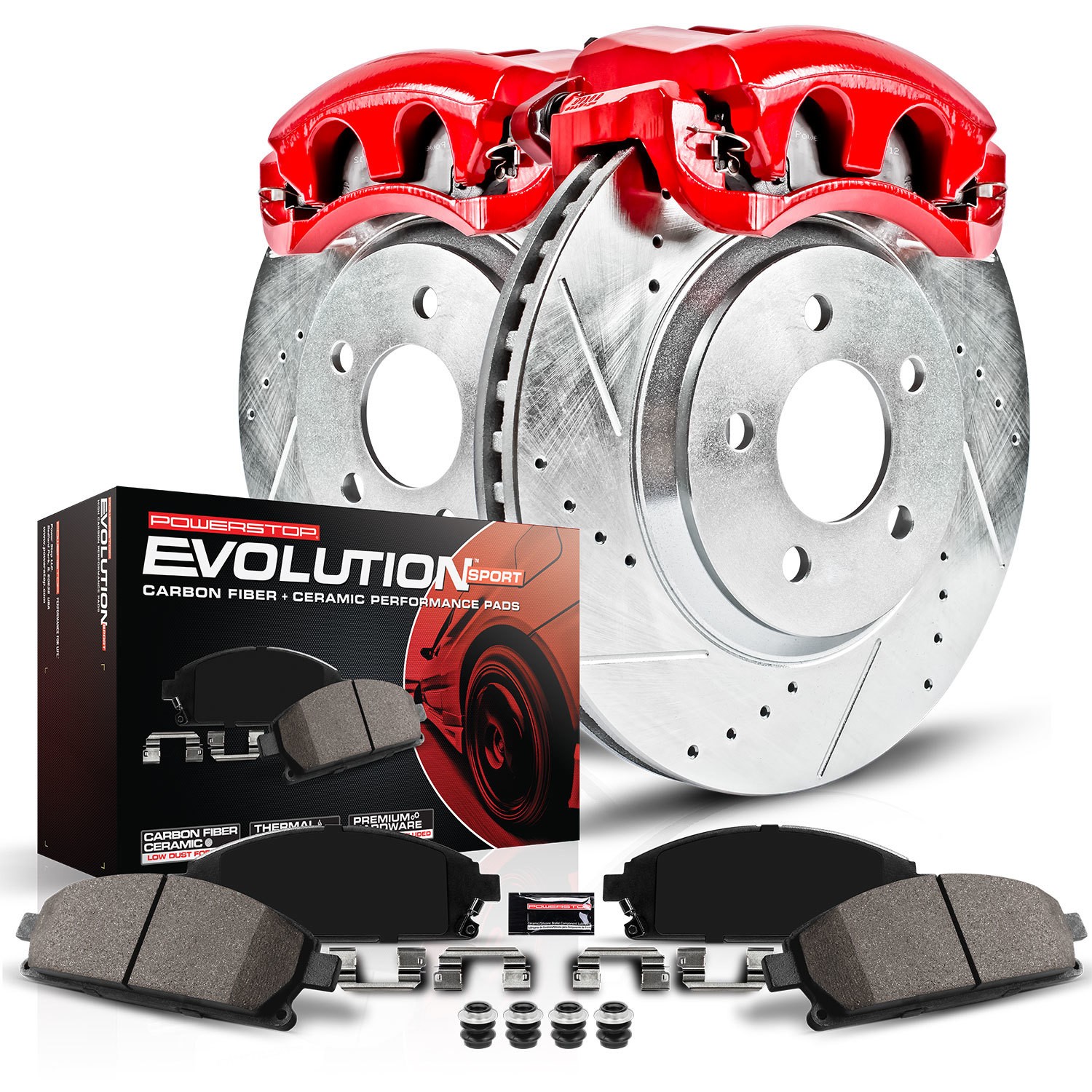 POWER STOP Caliper, Rotor & Brake Pad Kit KC2313