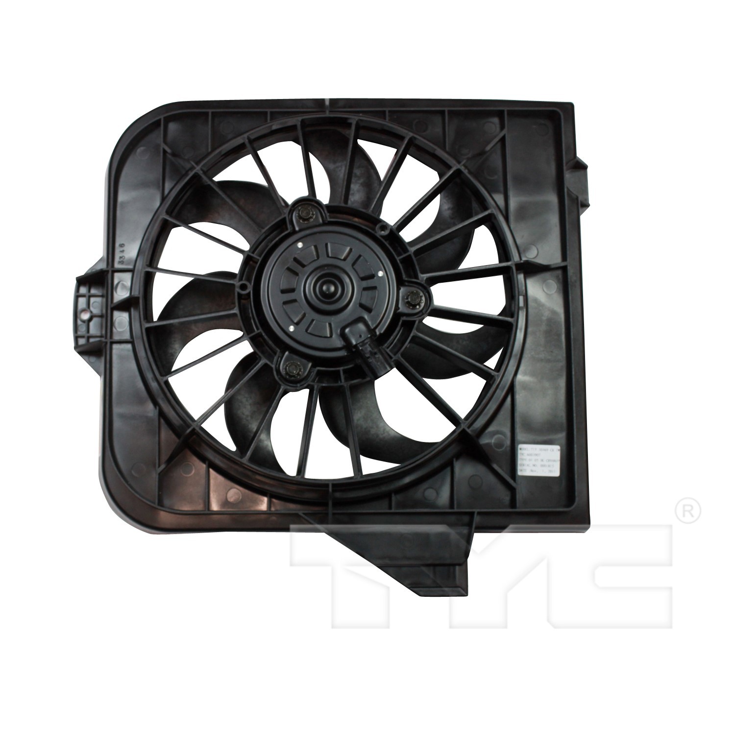 TYC Radiator Fan Assembly 600390T