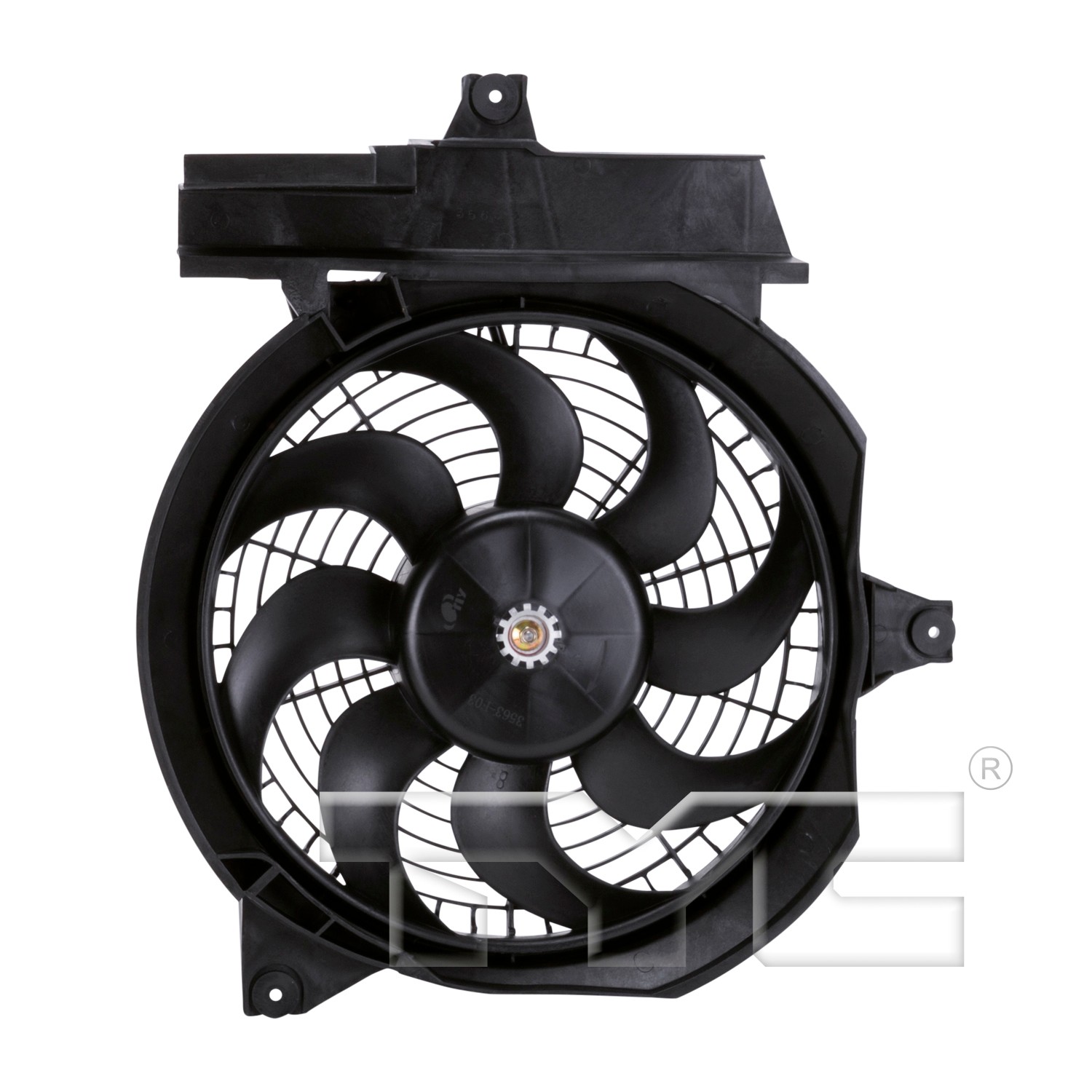 TYC A/C Condenser Fan Assembly 610610