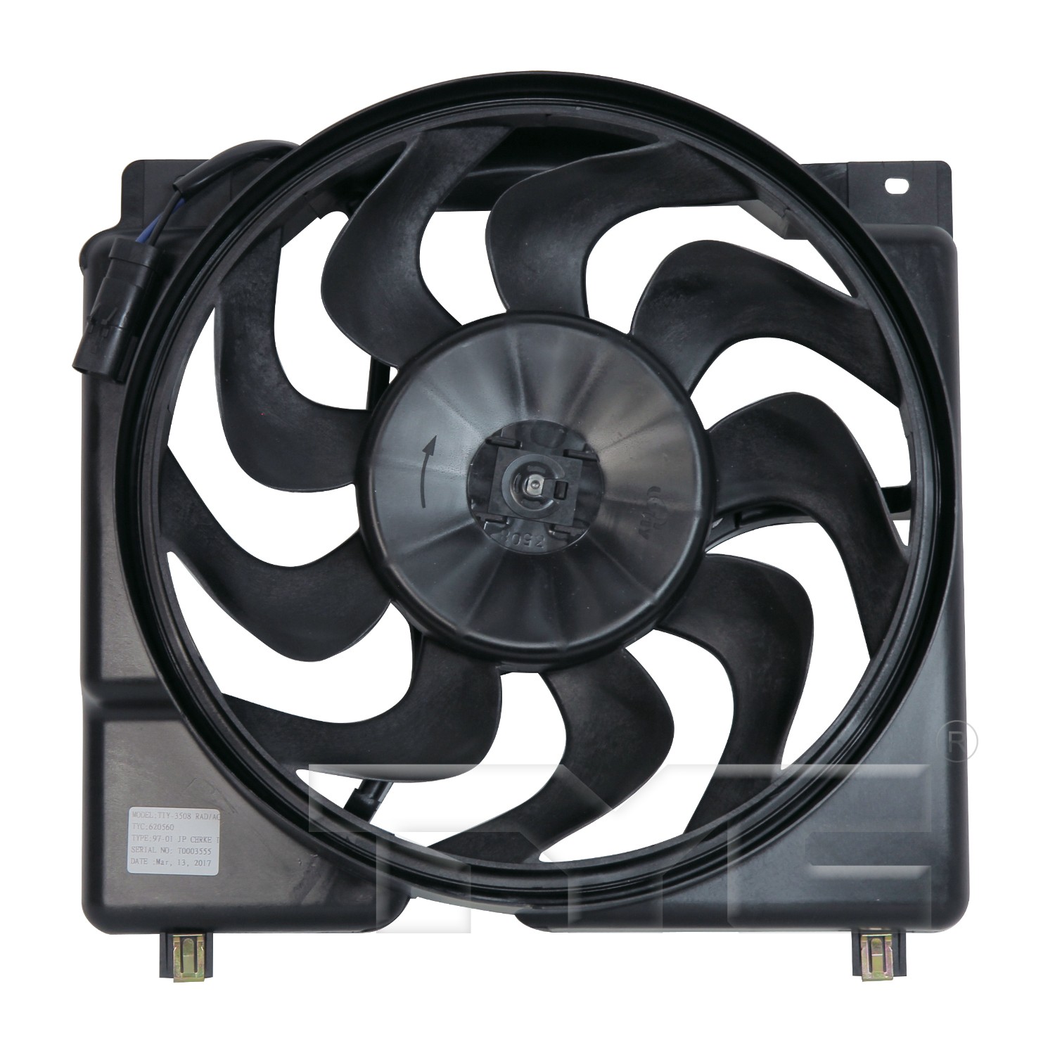 TYC Radiator Fan Assembly 620560