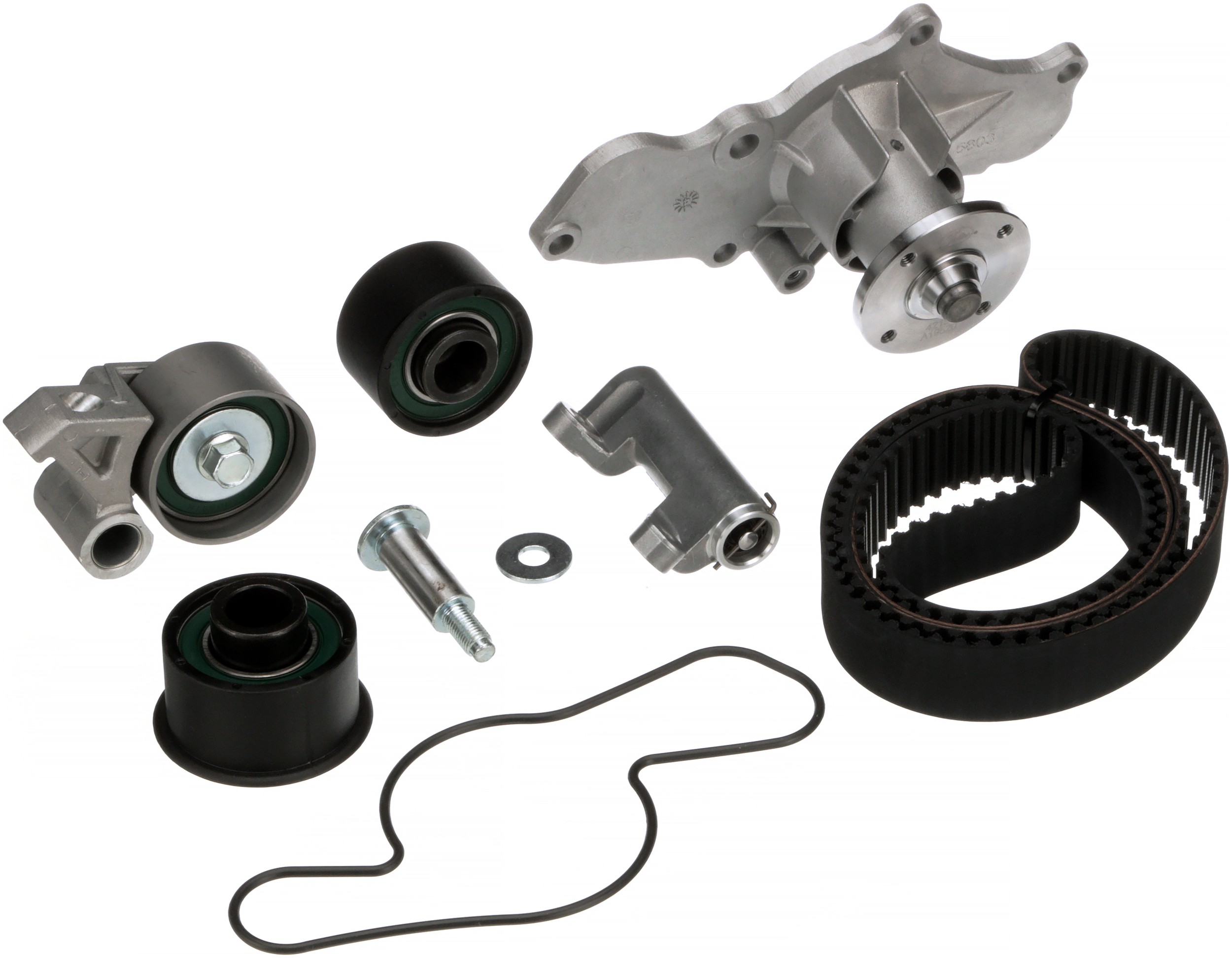 GATES Timing Belt, Water Pump & Component Kit TCKWP214