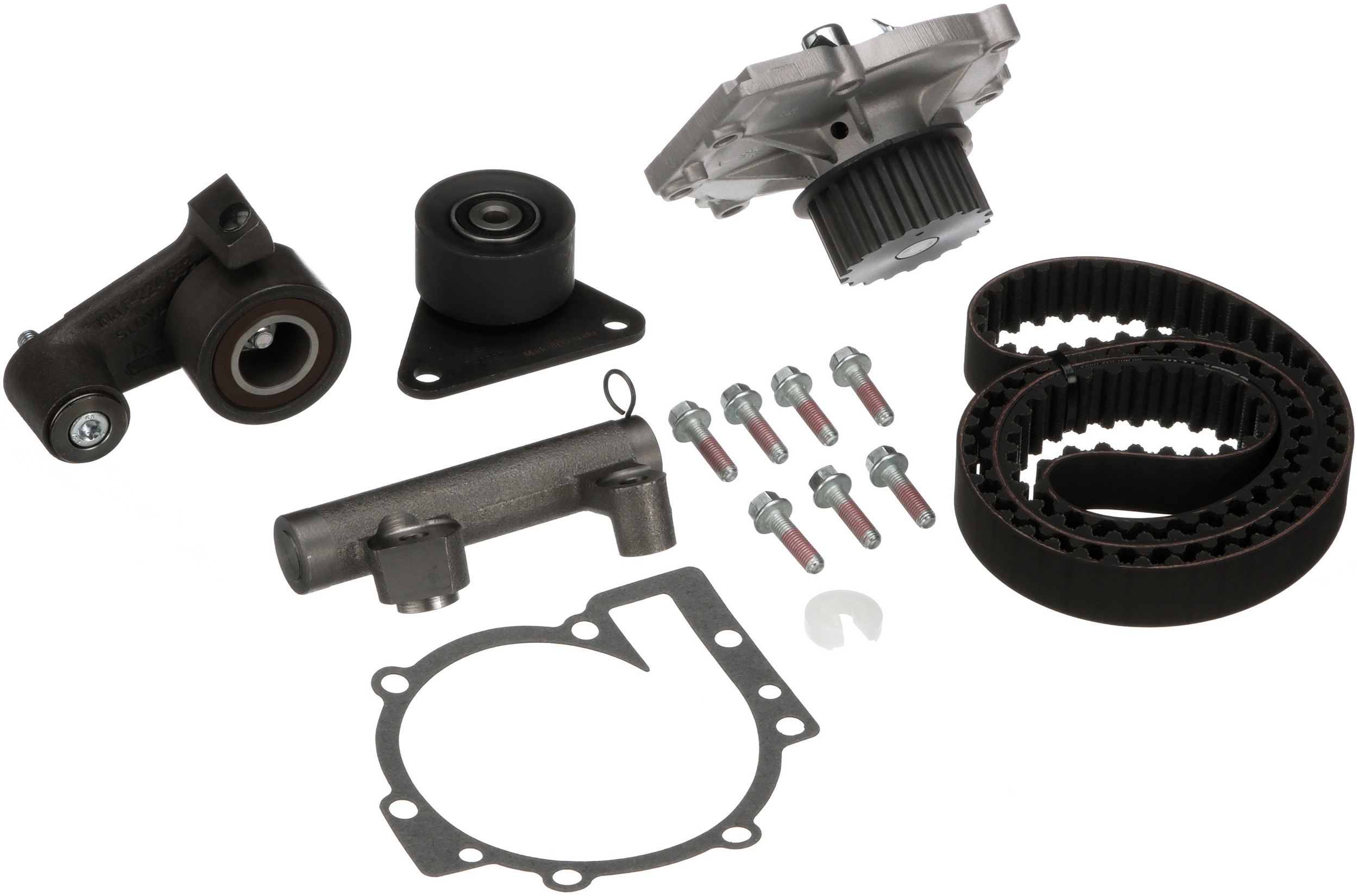 GATES Timing Belt, Water Pump & Component Kit TCKWP252