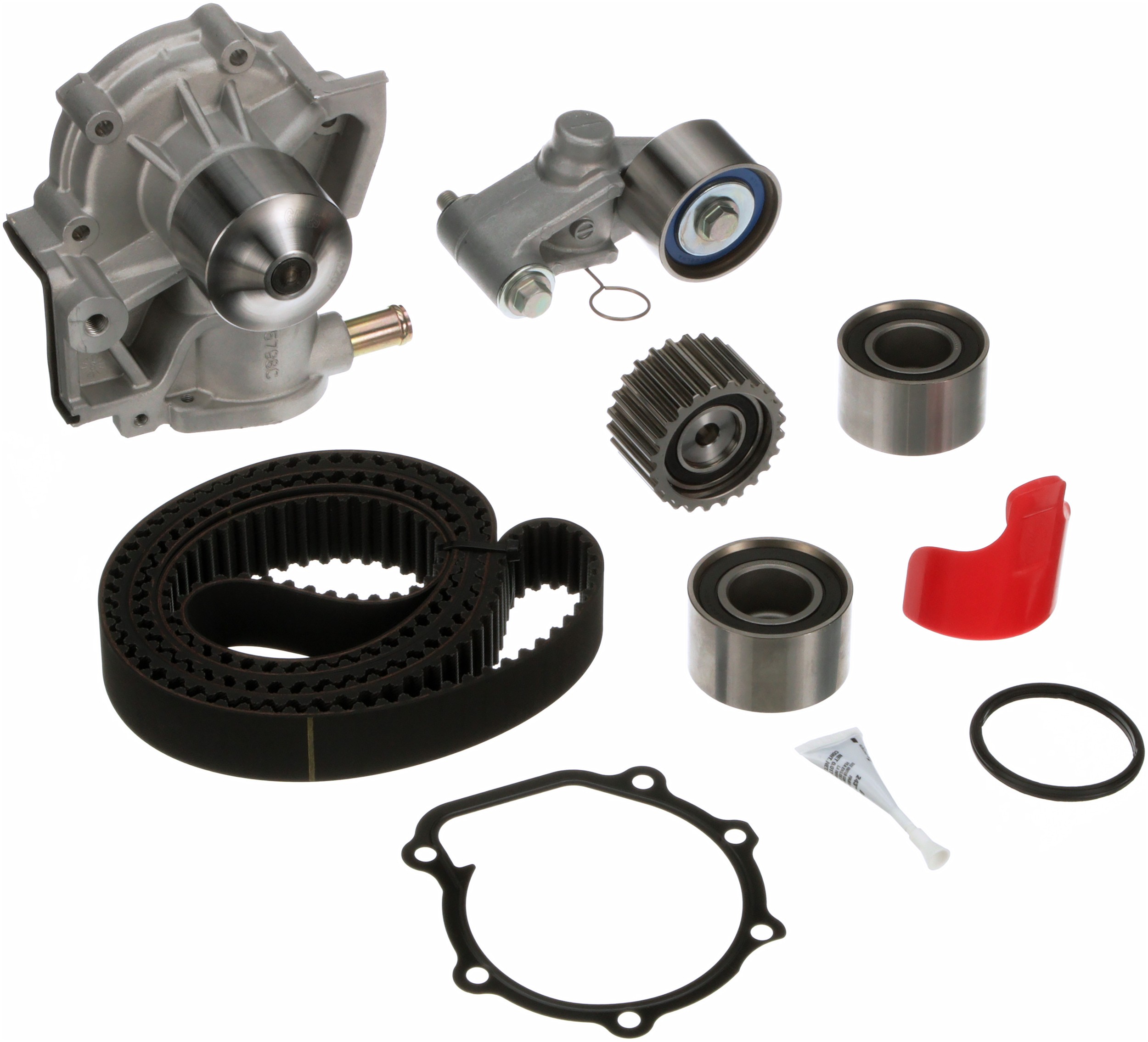 GATES Timing Belt, Water Pump & Component Kit TCKWP277AN