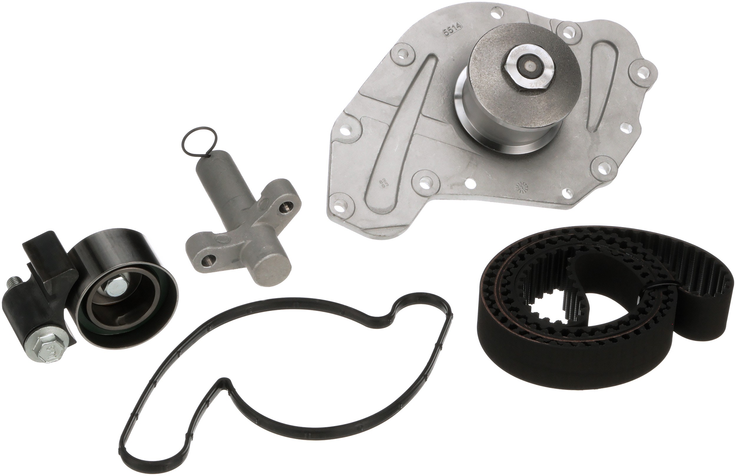 GATES Timing Belt, Water Pump & Component Kit TCKWP295D