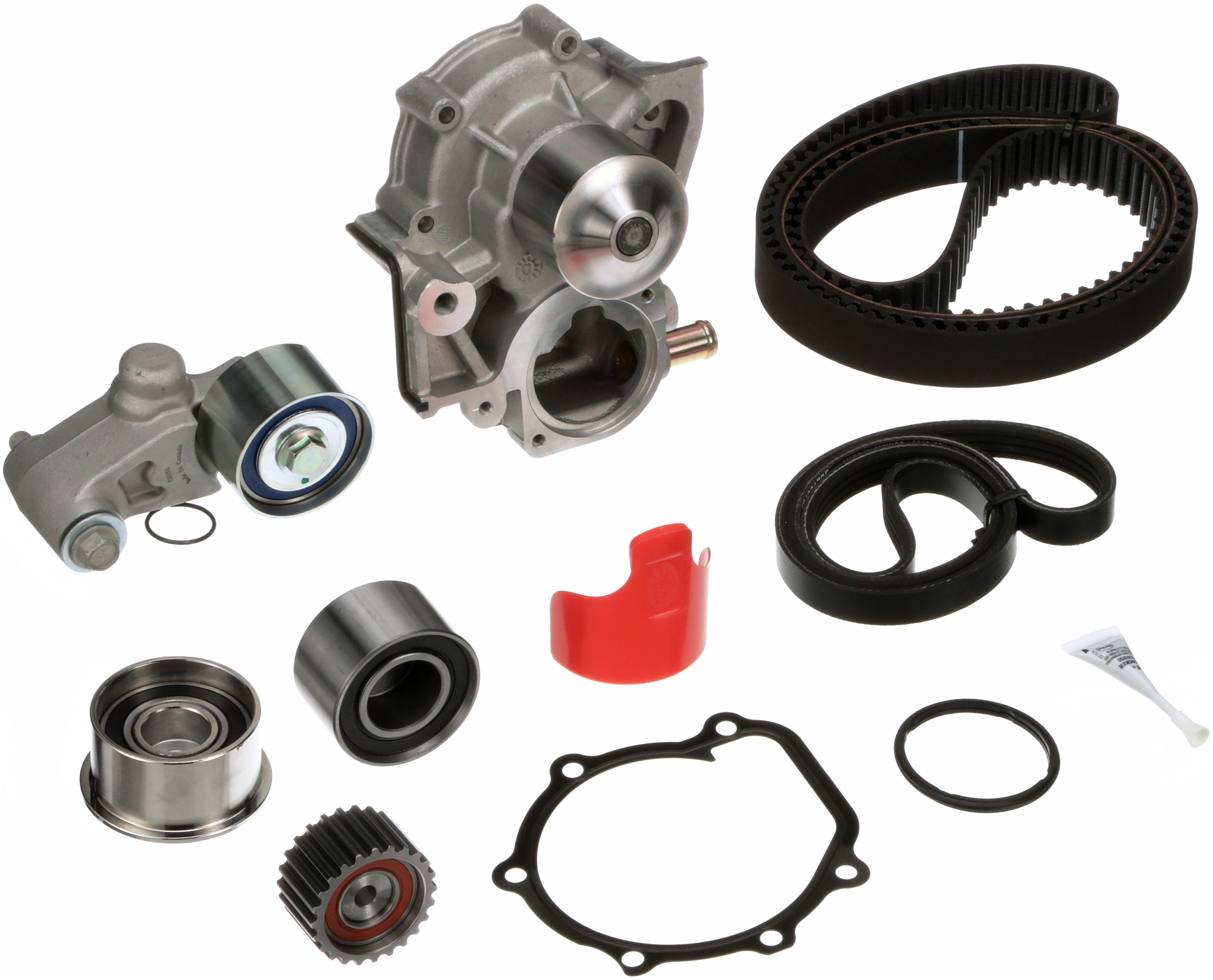 GATES Timing Belt, Water Pump & Component Kit TCKWP304ASF