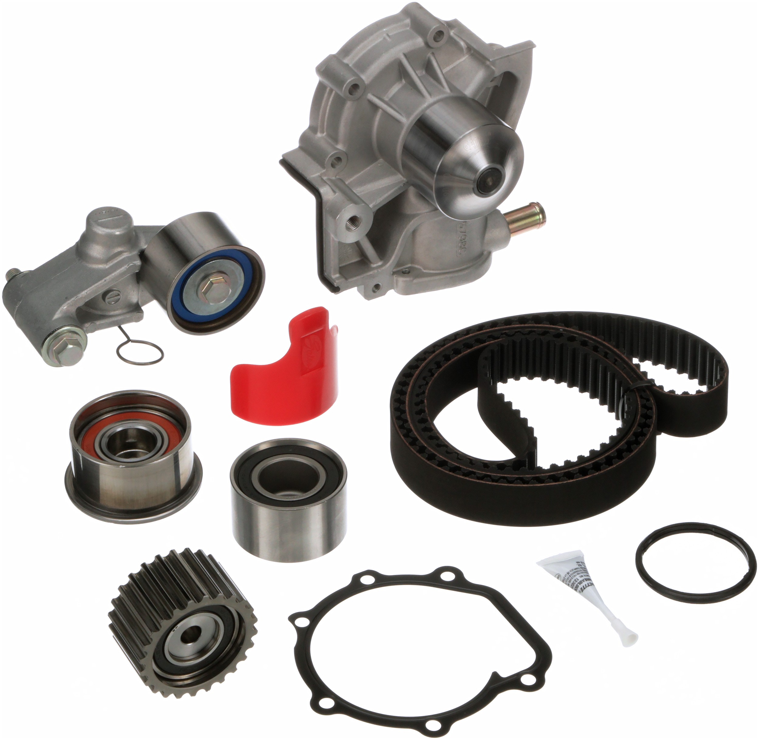 GATES Timing Belt, Water Pump & Component Kit TCKWP304N