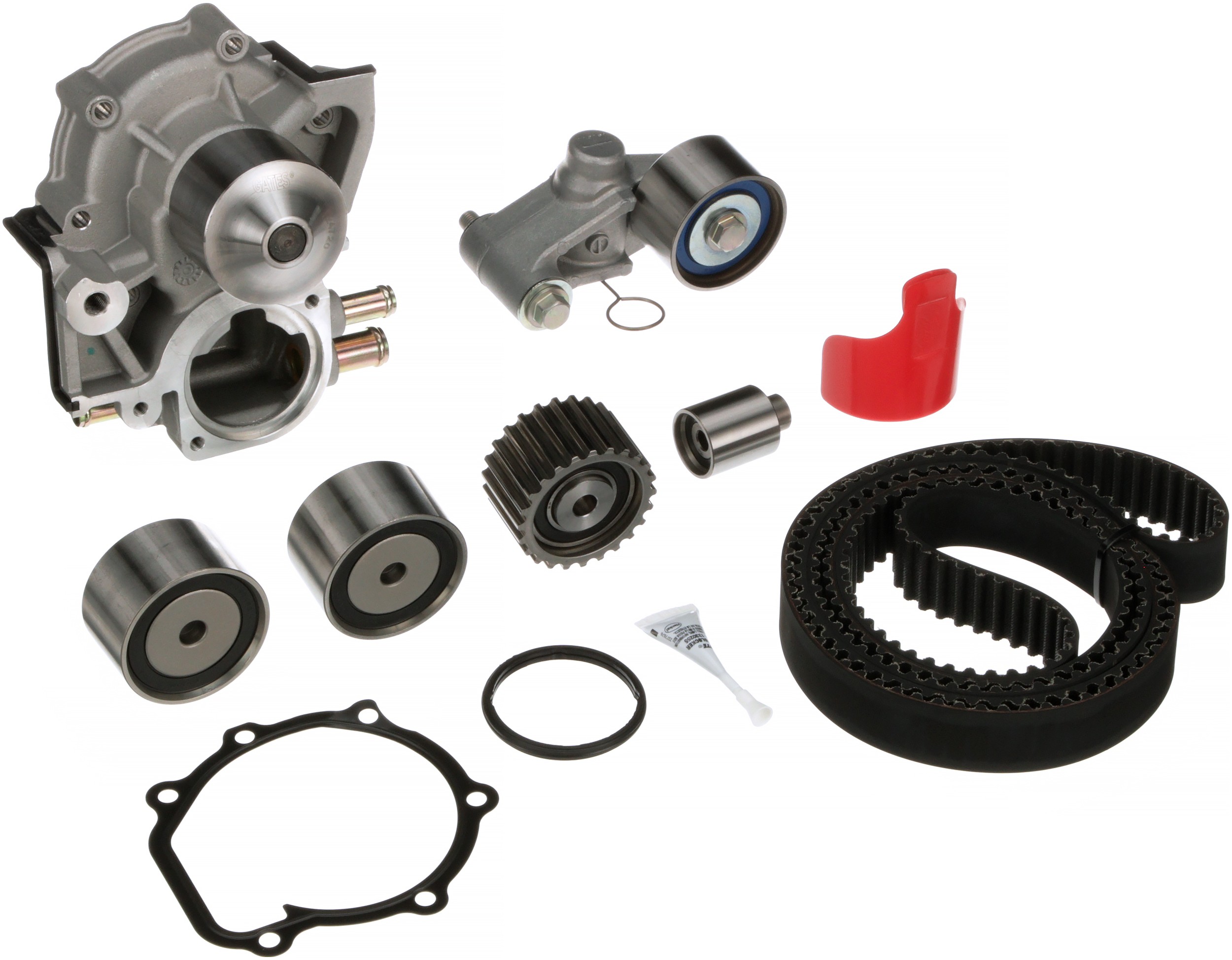GATES Timing Belt, Water Pump & Component Kit TCKWP328N