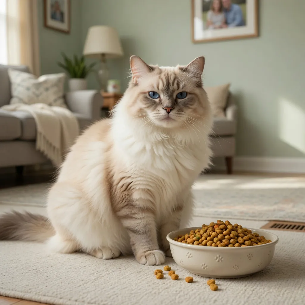 Суха храна за котки на закрито с пуешко, 800 г (примерен продукт)