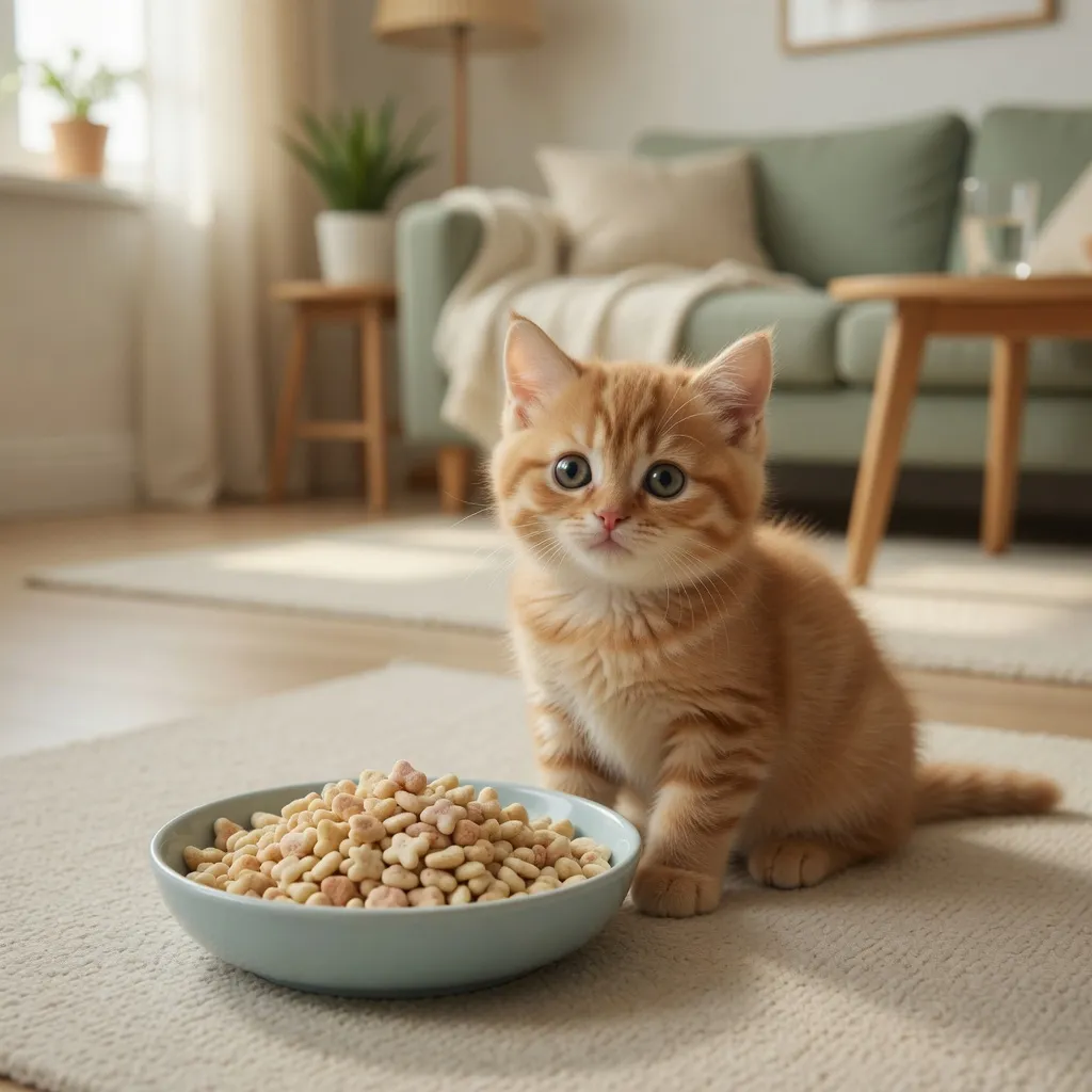 Суха храна за котенца с пиле, 800 г (примерен продукт)