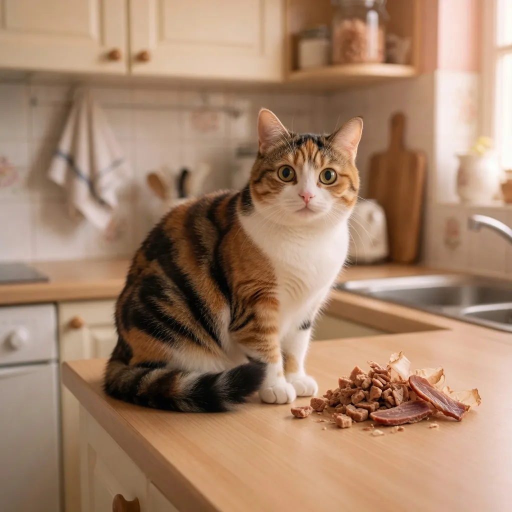 Сушени хапки за котки с риба тон, 30 г (примерен продукт)