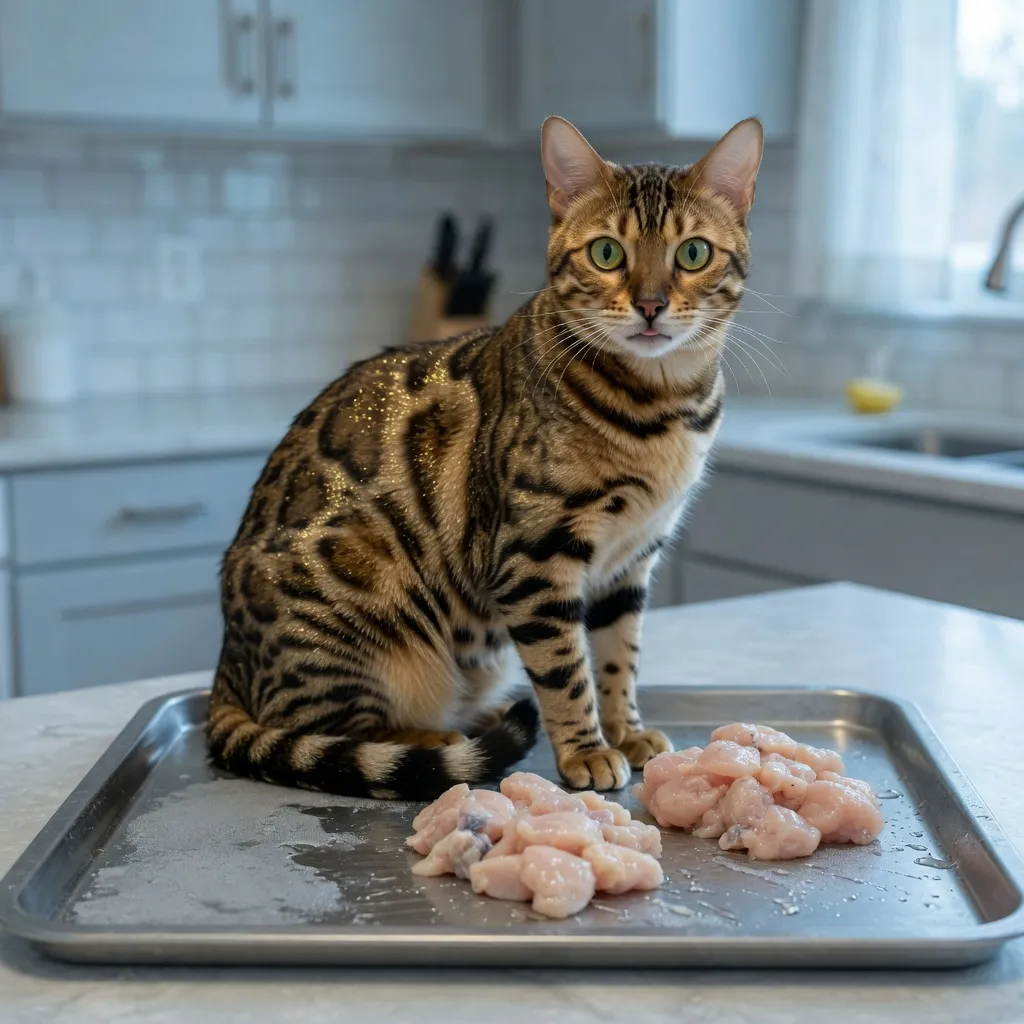 Сурово меню за котки с пиле, 500 г (примерен продукт)