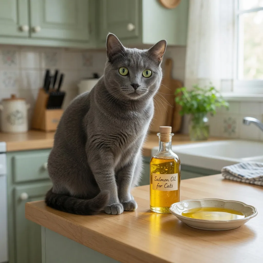Масло от сьомга за котки, 100 мл (примерен продукт)