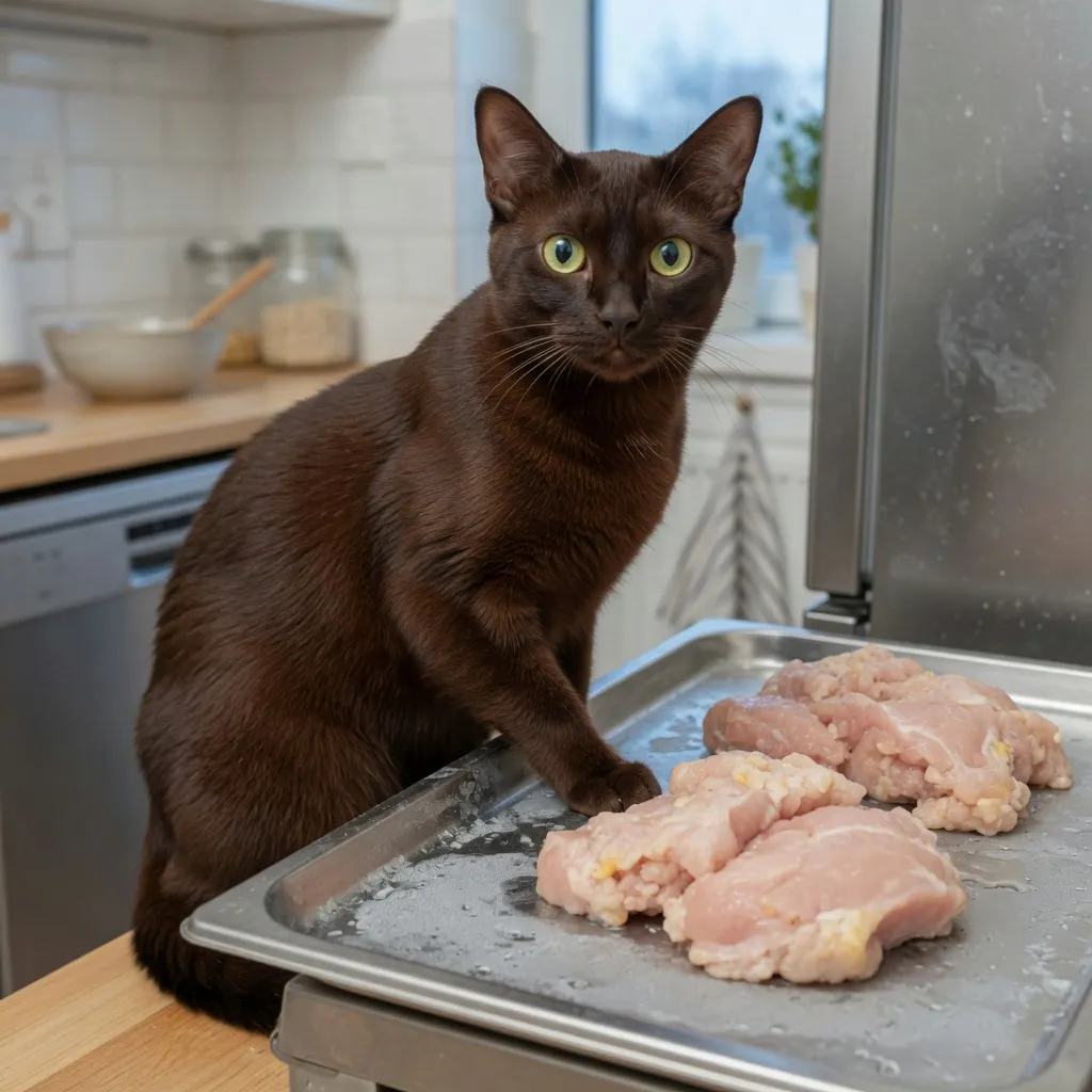 Сурово меню за котки с пуешко, 1 кг (примерен продукт)