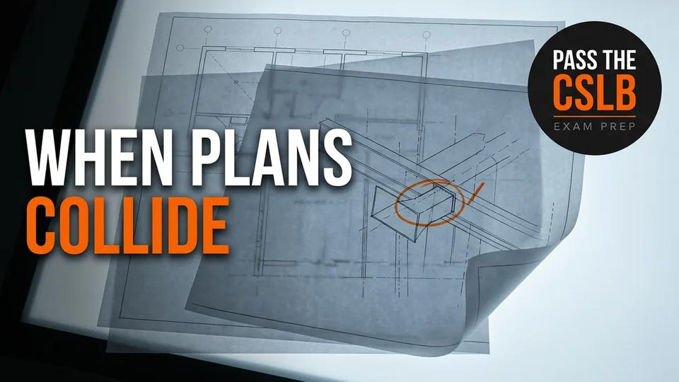 Cross-Checking Architectural, Structural, and MEP Sheets - Pass The CSLB episode thumbnail