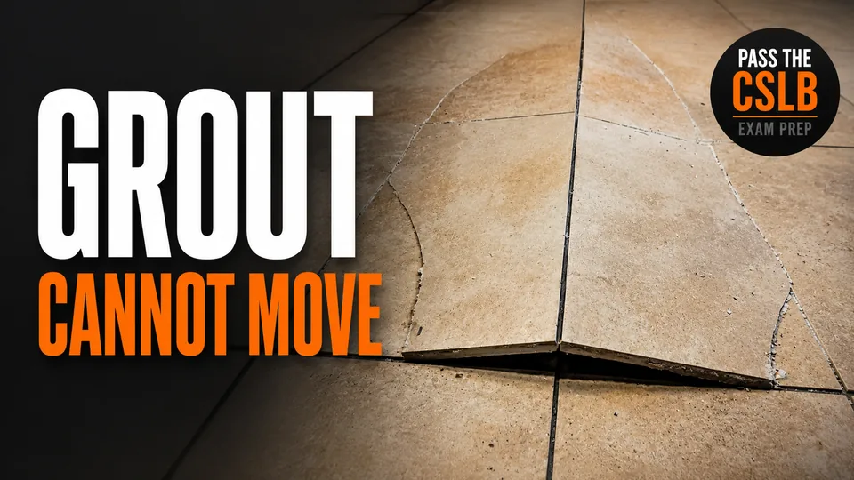 Expansion Joints and Movement Accommodation in Tile and Stone - Pass The CSLB episode thumbnail