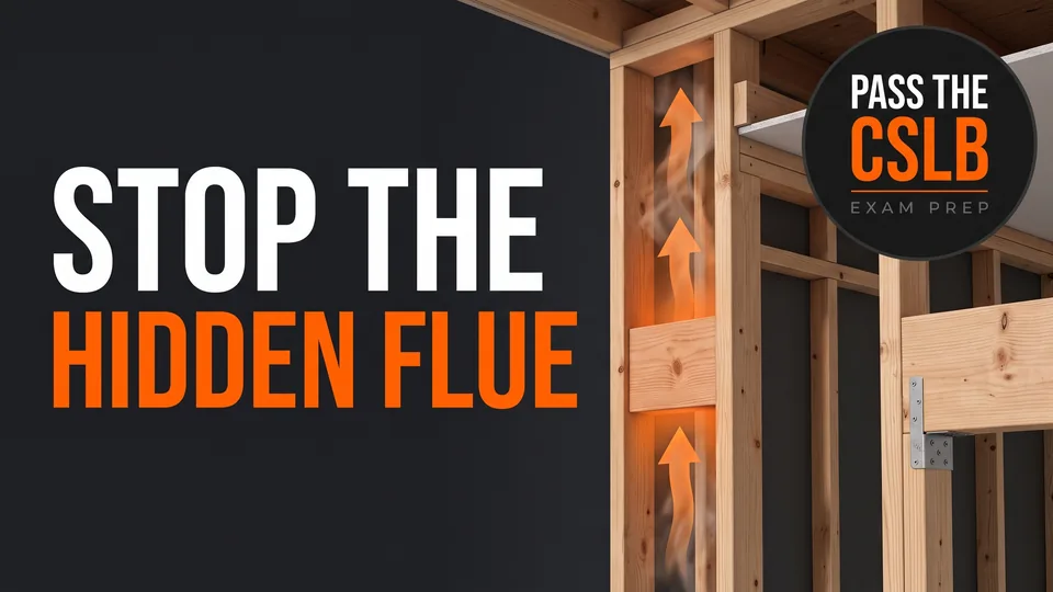 Fireblocking Requirements in Concealed Spaces - Pass The CSLB episode thumbnail