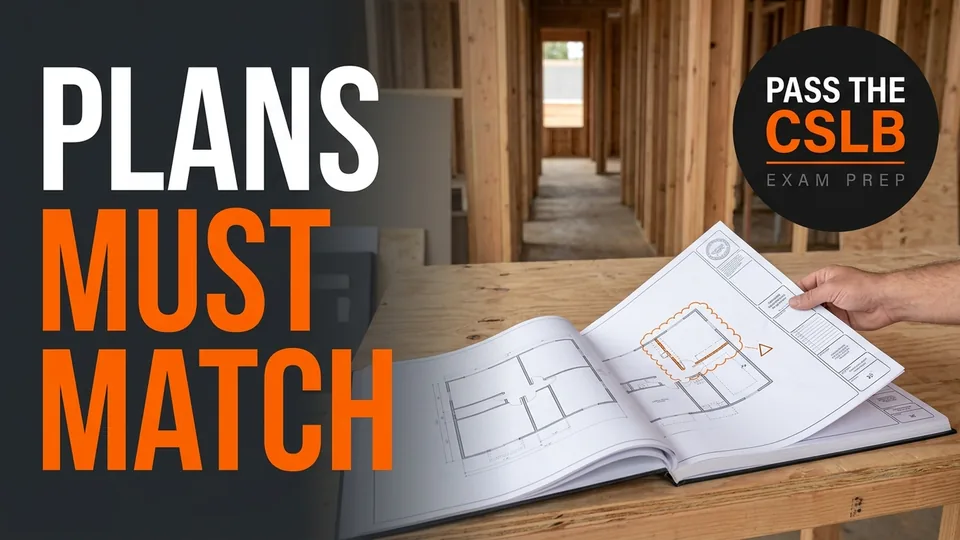 Permit Scope, Approved Plans, and Field Revision Control - Pass The CSLB episode thumbnail