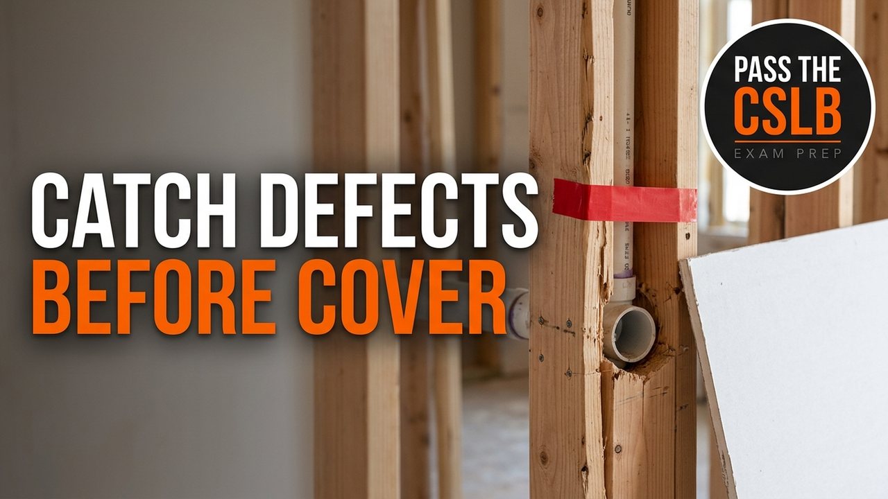 Recognizing Active Construction Defects in the Field - Pass The CSLB episode thumbnail