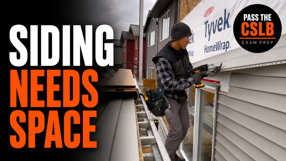 Siding Clearances, Fasteners, and Expansion Gaps - Pass The CSLB episode thumbnail