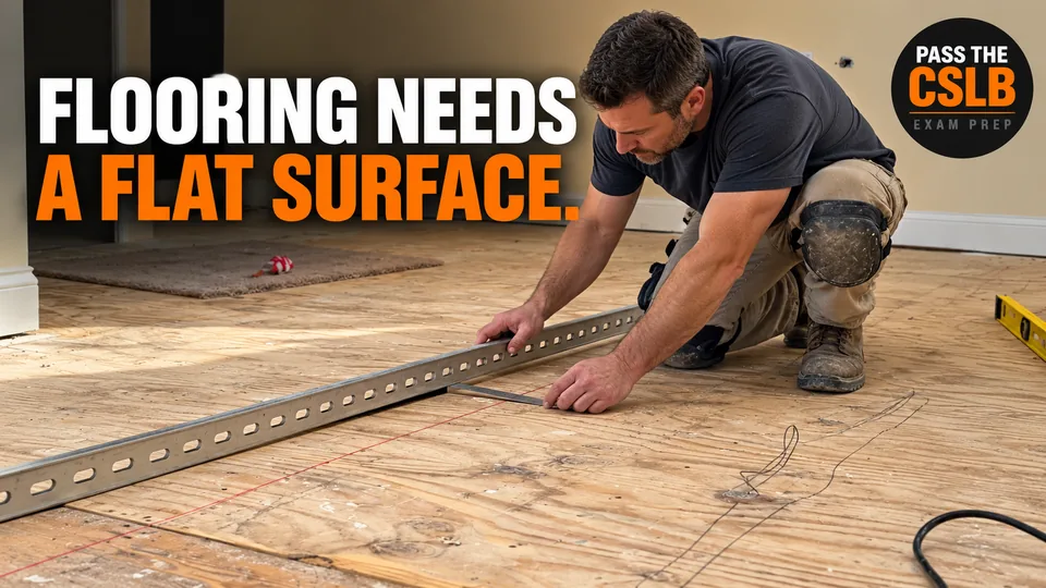Subfloor Leveling and Flatness Tolerances - Pass The CSLB episode thumbnail