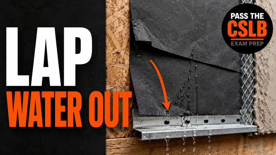 WRB Lapping, Flashing Integration, and Drainage Plane Basics - Pass The CSLB episode thumbnail