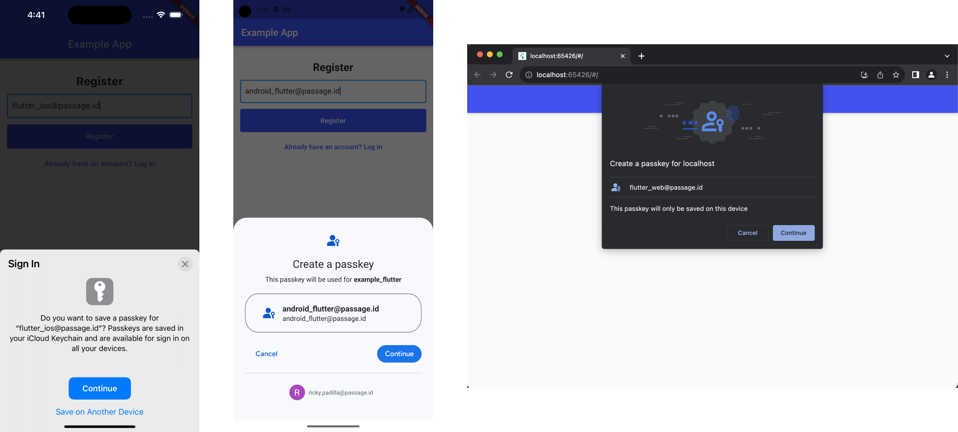 Passage flutter flutter package