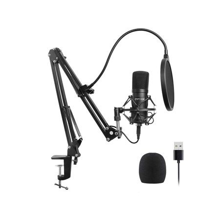 Bird Um1 Blanc - Microphone Usb Cardioïde À Condensateur Pc Et Mac