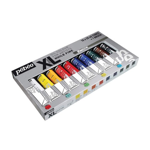 Set peinture à l'huile - Art creation - 12 x 12 ml - Coffrets de