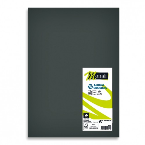 Bloc dessin A3 - 30 feuilles - 160g - Monali - Papier de Dessin Esquisse et  Pastel - Dessin - Pastel