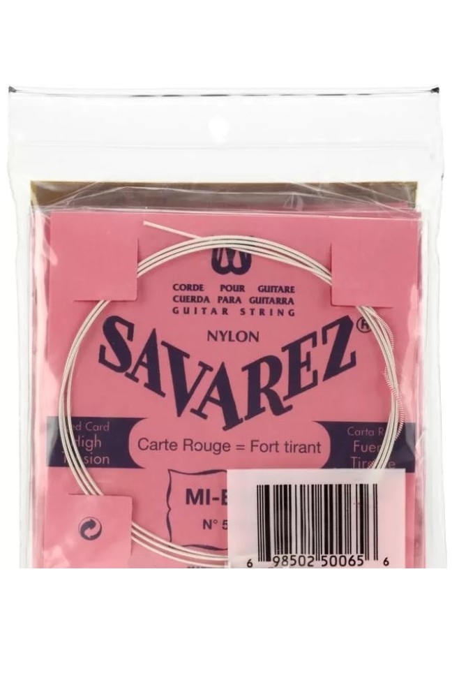 CORDES GUITARE CLASSIQUE SAVAREZ 520 B TIRANT FAIBLE