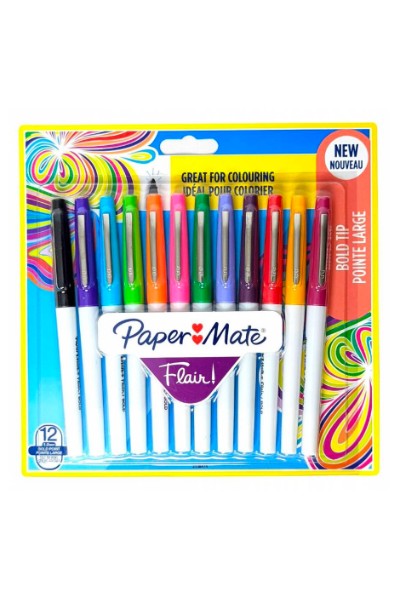 Pochette de 16 Paper Mate Flair Candy POP Feutres de Coloriage
