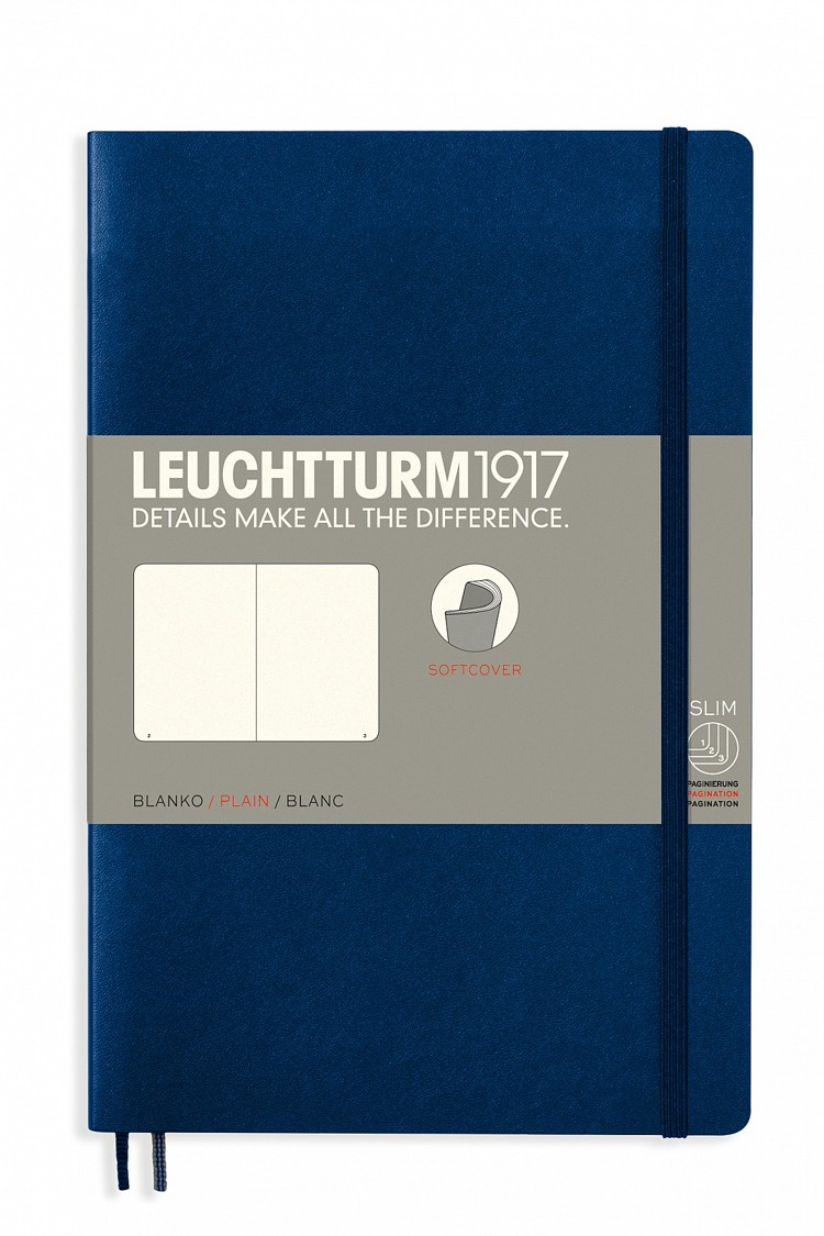 CARNET - POCKET (A6) - COUVERTURE SOUPLE - BLANC - LEUCHTTURM1917