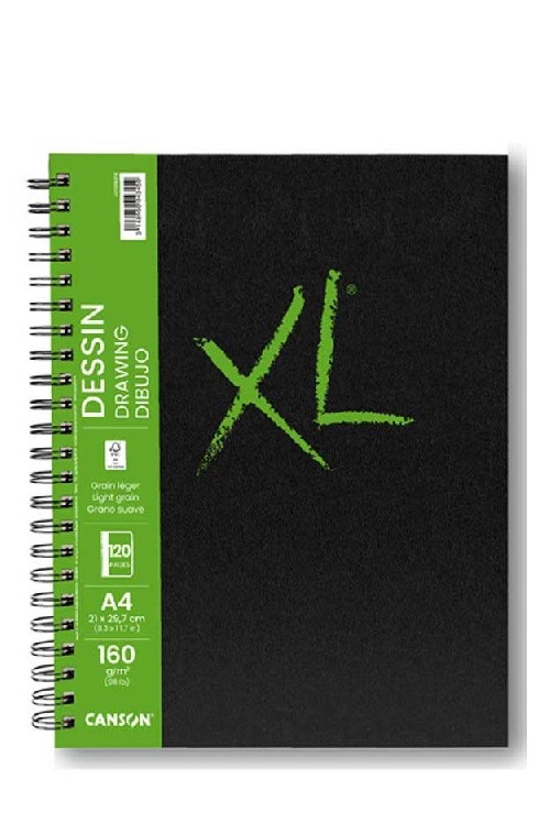 CANSON Cahier spiralé XL DESSIN SPIRALÉ 60 feuilles 160g A5 #3148950043443