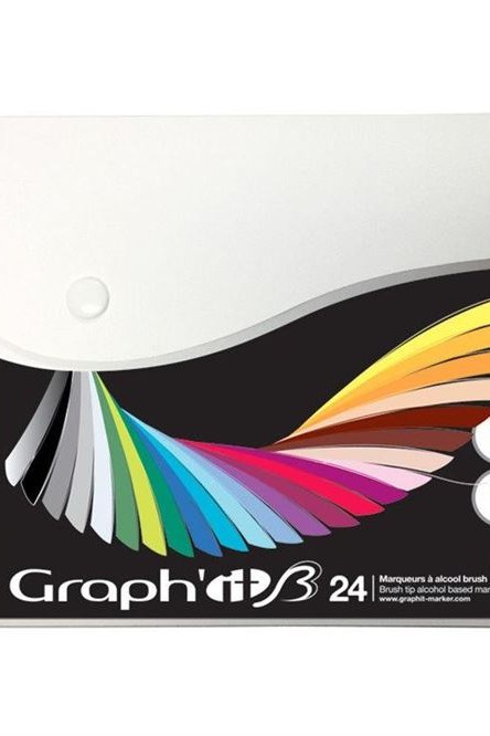 Set 36 marqueurs Graph'It Brush & Extra Fine - Essentiels - Graph'It