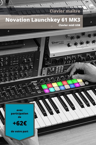 Novation Launchkey 61 Mk3 « Clavier maître