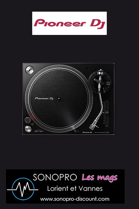 Pioneer DJ PLX-500 Platine vinyle à entraînement direct (Blanc)