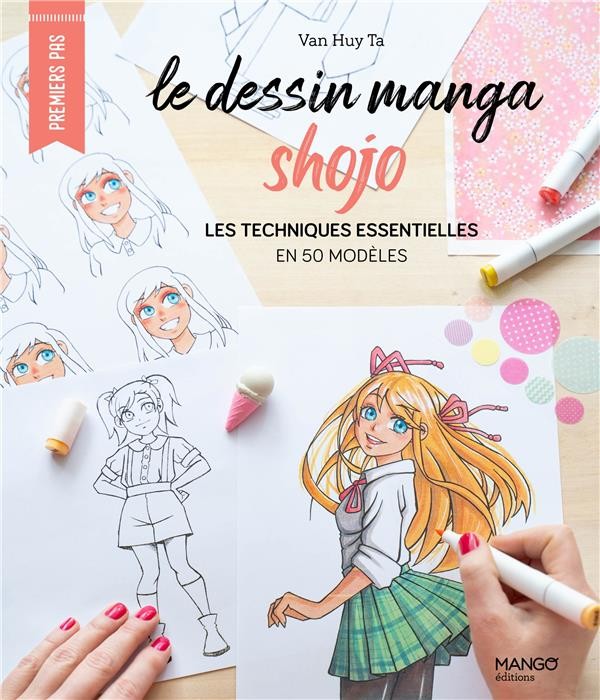 Apprendre à dessiner un Visage Manga fille - Cours de Manga
