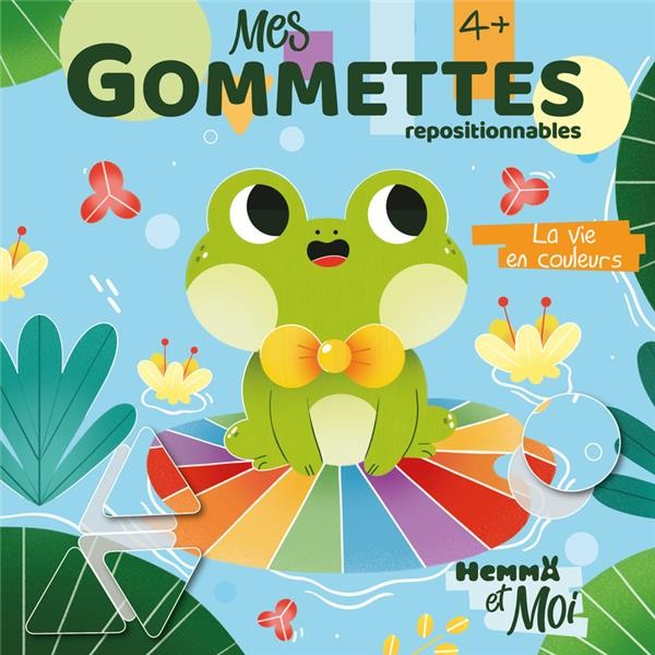 Hemma et moi : mes gommettes repositionnables : les animaux