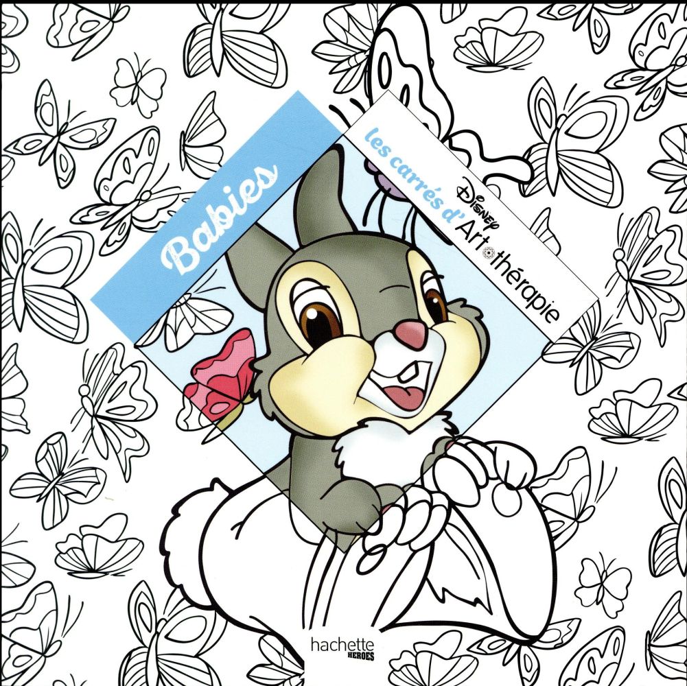 Messages Disney - bloc de coloriage - Hachette Heroes 